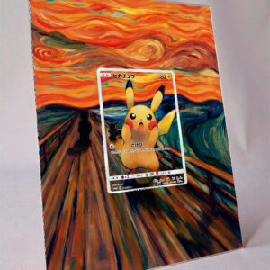 arte expandida tcg Pikachu (288/298) moldura acrilica exposicao carta Pokemon