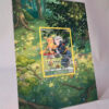 arte expandida tcg Pikachu (TG05/TG30) moldura acrilica exposicao carta Pokemon