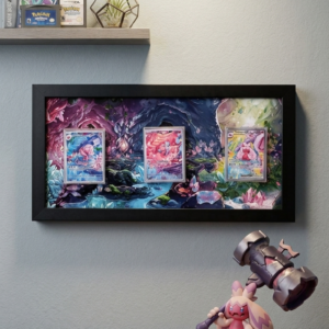 Arte Expandida de Tinkatink, Tinkatuff e Tinkaton ex em caverna de diamantes