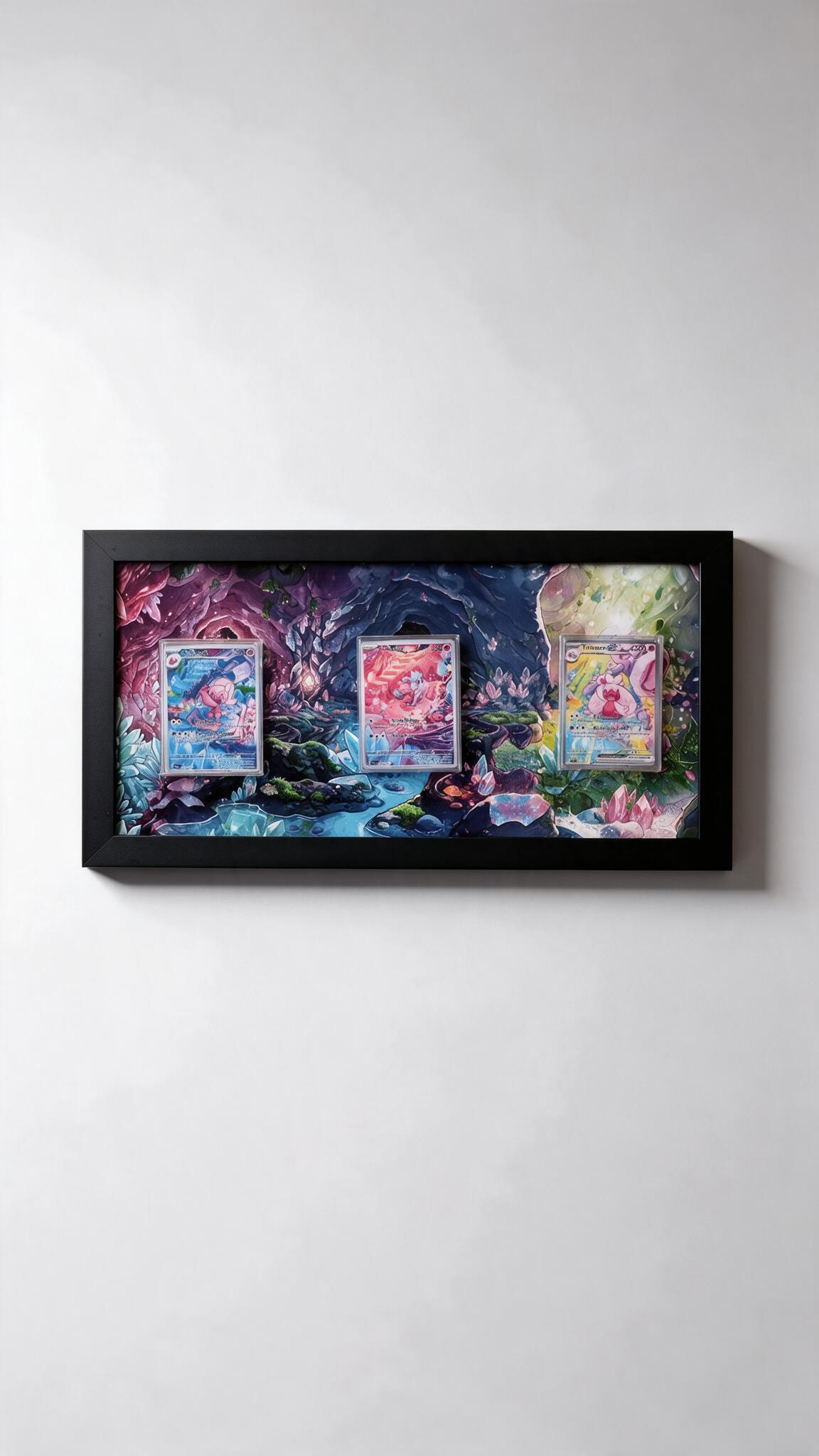 Arte Expandida de Tinkatink, Tinkatuff e Tinkaton ex em caverna de diamantes