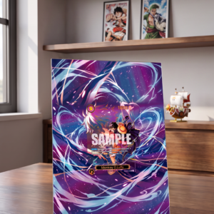 arte expandida tcg Monkey.D.Luffy OP09-119 moldura acrilica exposicao carta OnePiece